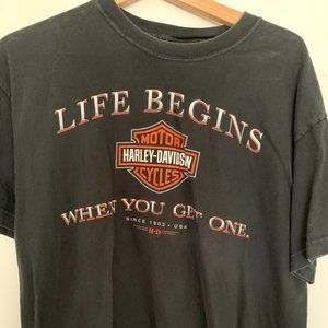 Vintage Harley Davidson Mile High shirt (L)